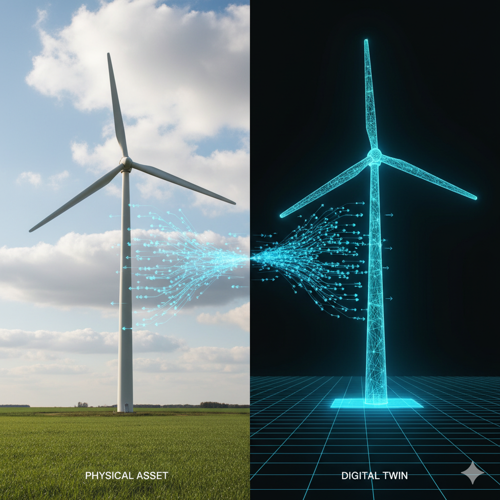 Eolienne jumeau numérique